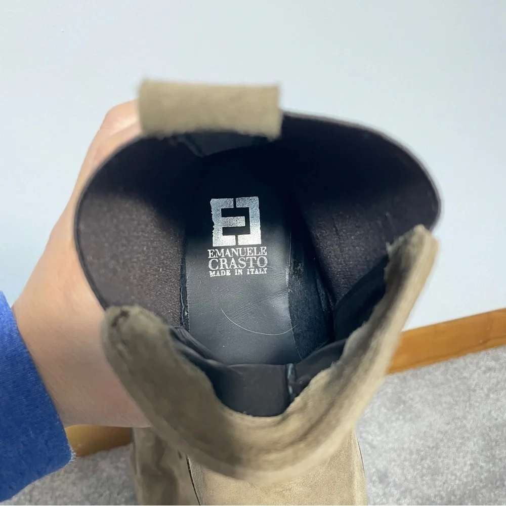 Emanuele Crasto Tan/taupe Chelsea Boots Women’s size EU 39/US 8-8.5‎